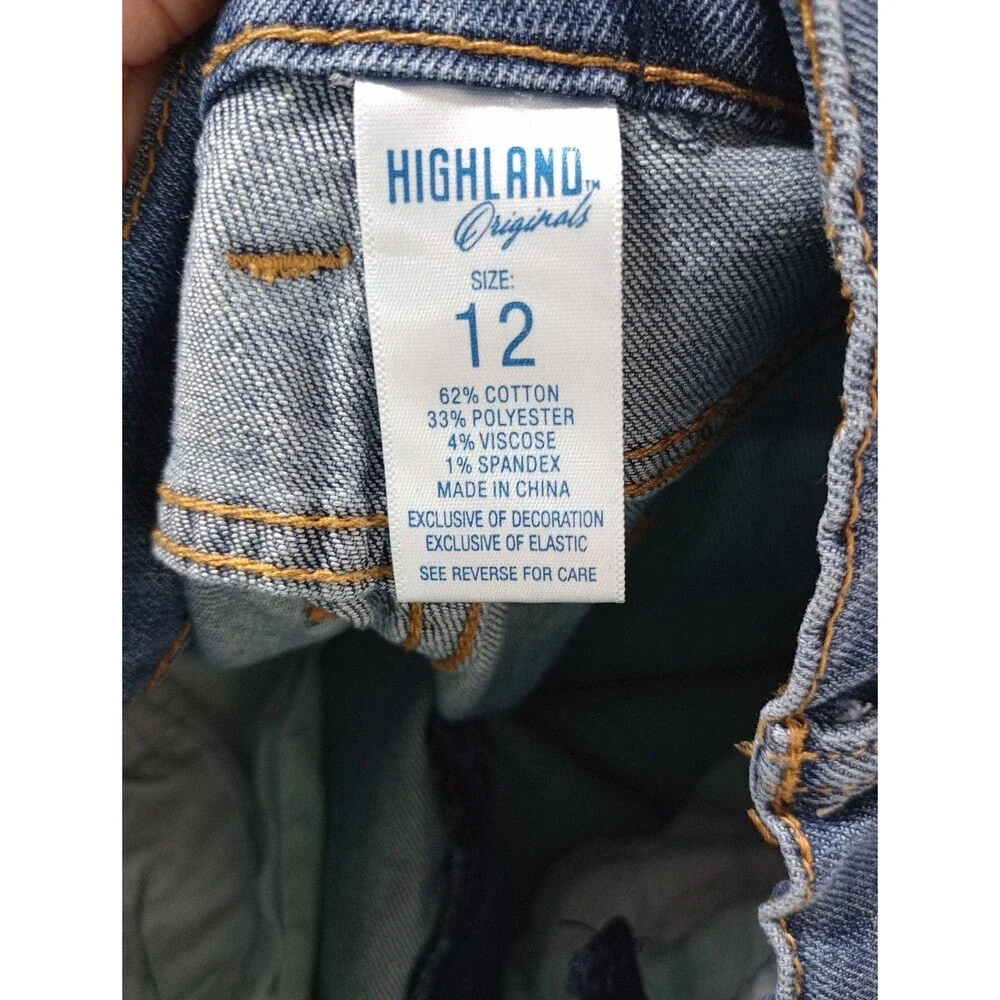 LOT of 2 Pcs Boys T-shirts/Jeans  Straight Leg  Wonder Nation/highlandoriginals - Picture 9 of 10